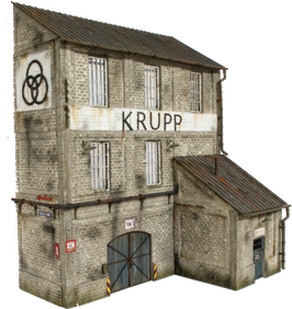 RT-Diorama 35019 Bâtiment d&amp;#39;usine KRUPP 1/35 – image 5