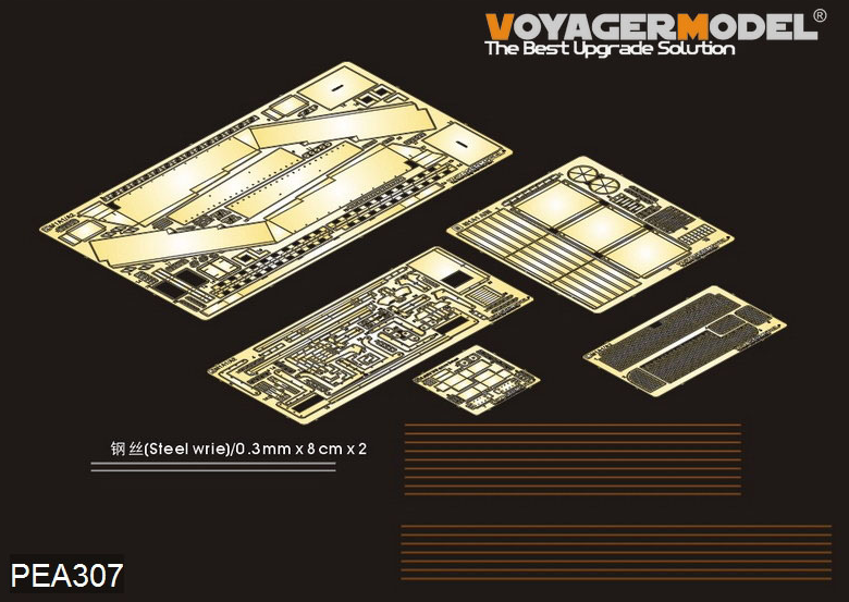 Voyager Model PEA307 Modern US ArmyM1A2 TUSK II stowage bin/baskets/CIP (For TAMIYA 35326) 1/35