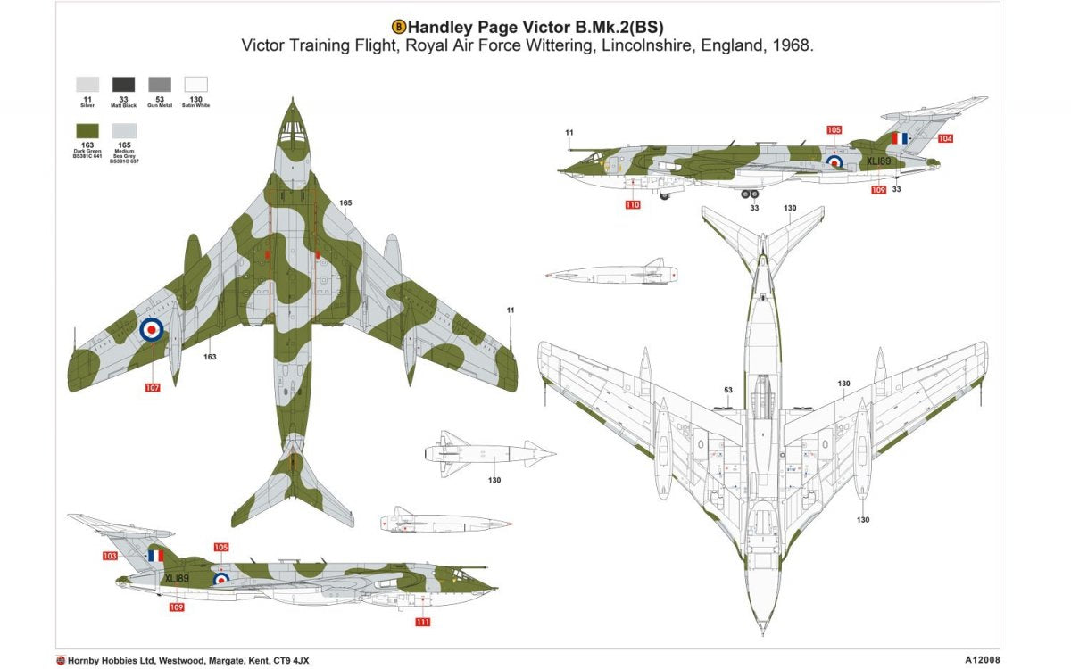 Airfix 12008 Handley Page Victor B.2 1/72 – image 14