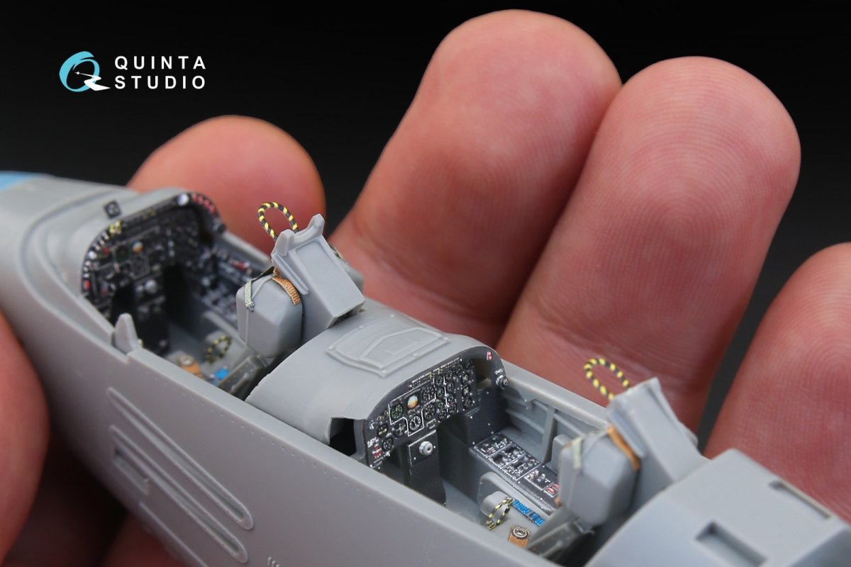 Quinta Studio QD48179 IA 58 Pucara 3D-Printed &amp;amp; colored Interior on decal paper (for Kinetic kit) 1/48 – image 5