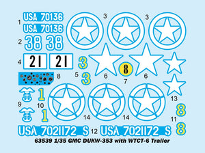 I Love Kit 63539 GMC DUKW-353 With WTCT-6 Trailer 1/35 – obrázek 5