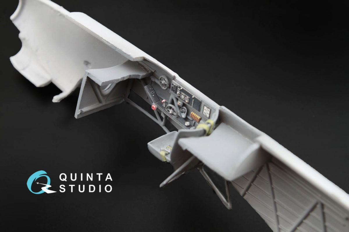 Quinta Studio QD48004 Yak-1B (late production) 3D-Printed &amp;amp; colored Interior on decal pape (for all kits) 1/48 – Bild 15