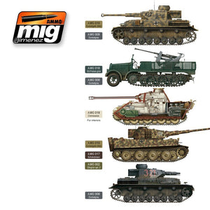 AMMO Mig 7100 EARLY / MIDDLE GERMAN COLORS SET 6x17ml – imagen 2