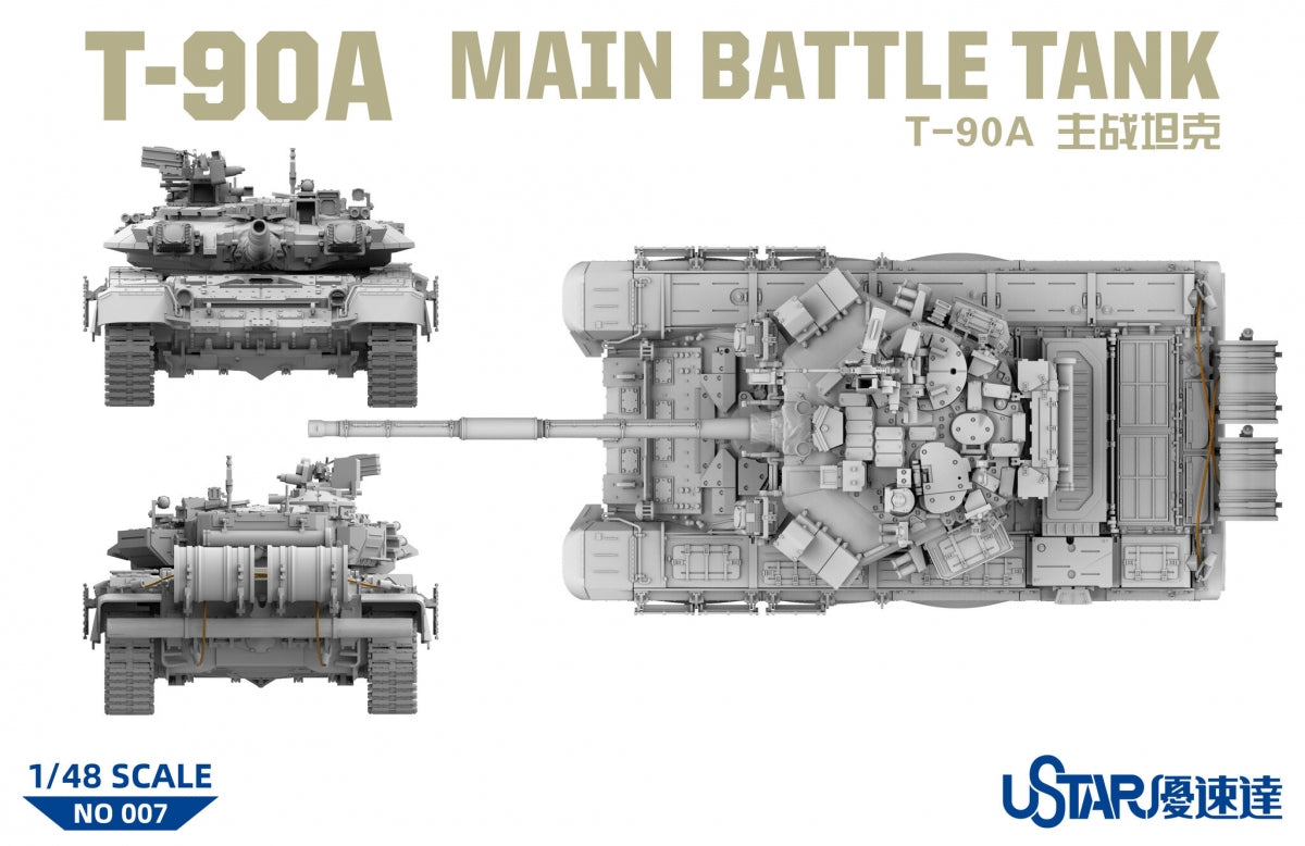 Suyata NO-007 T-90A Main Battle Tank 1/48 – Bild 2