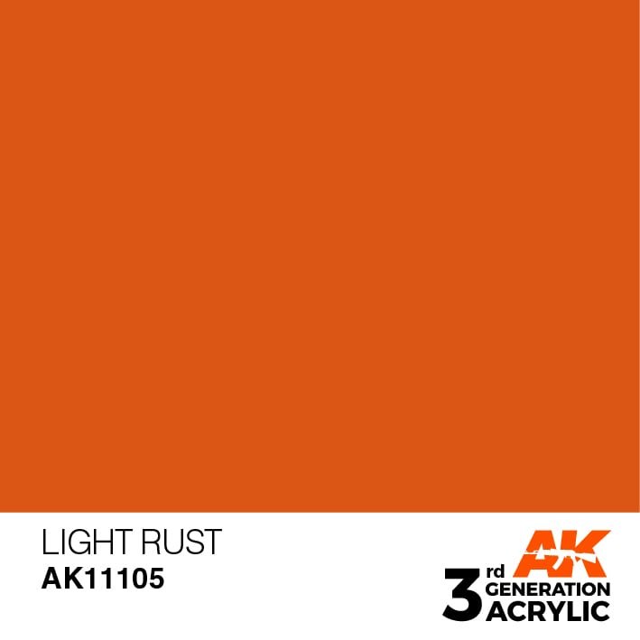 AK Interactive AK11105 LIGHT RUST – STANDARD 17ml
