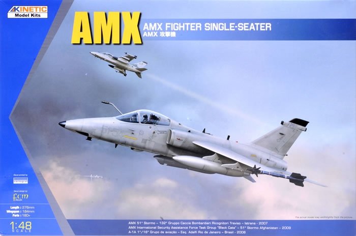 Avion d'attaque au sol Kinetic K48026 AMX 1/48 