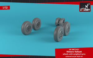 Armory Models AW72421 AW Valiant wheels w/ weighted tires 1/72 – image 2