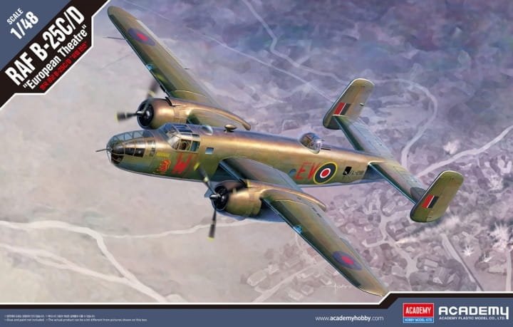 Academy 12339 RAF B-25C/D &amp;quot;European Theater&amp;quot; 1/48