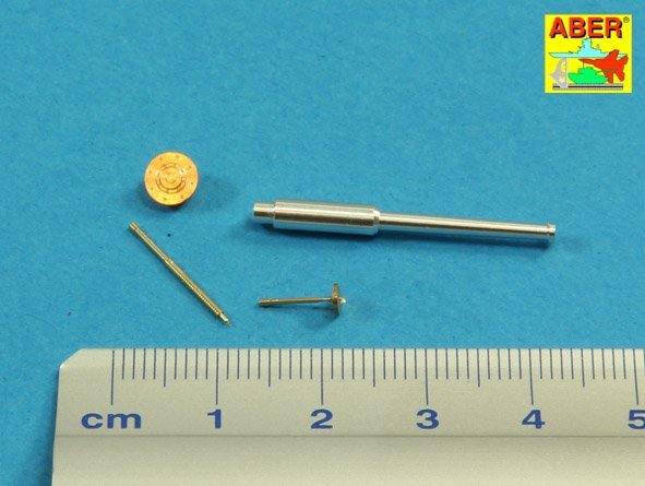 Aber 35L-212 Set of barrels for Soviet tank T-50 45 mm 20K x 1 pcs.; 7.62mm DT x 2pcs. (1/35) – Bild 2