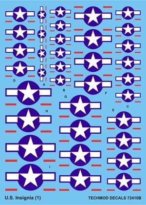 Techmod 72410 - US Insignia (1/72)