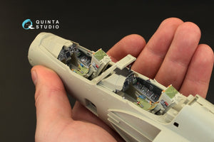 Quinta Studio QD32013 Mirage 2000N 3D-Printed &amp;amp; colored Interior on decal paper (for Kitty Hawk kit) 1/32 – obrázek 7