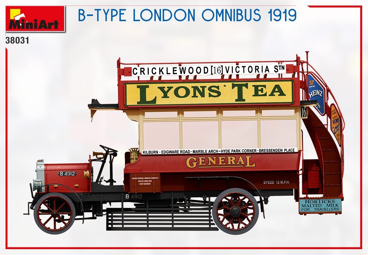 MiniArt 38031 B-TYPE LONDON OMNIBUS 1919 1/35 – image 7