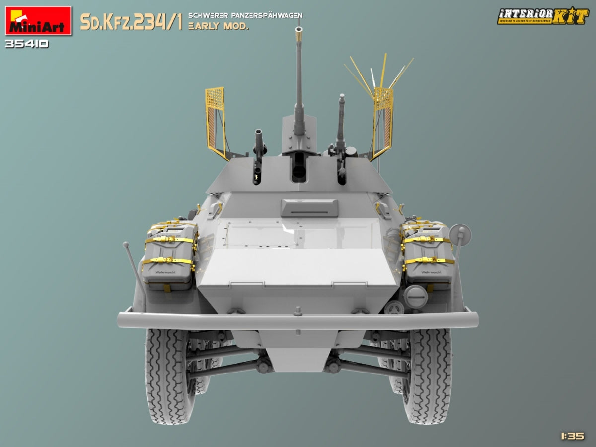 MiniArt 35410 Sd.Kfz.234/1 Schwerer Panzerspahwagen. EARLY MOD. INTERIOR KIT 1/35 – image 11