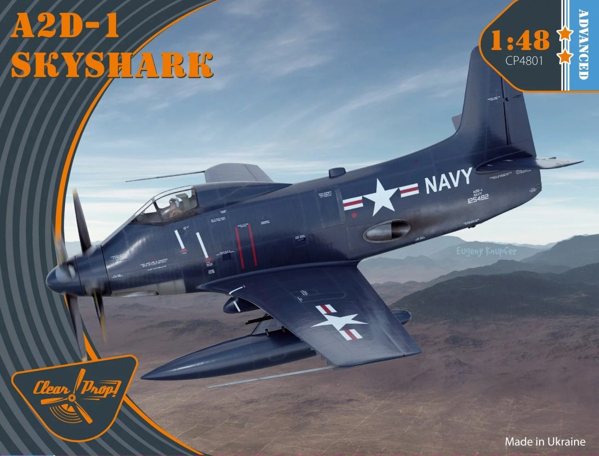Clear Prop! CP4801 A2D-1 Skyshark ADVANCED KIT 1/48 – image 2