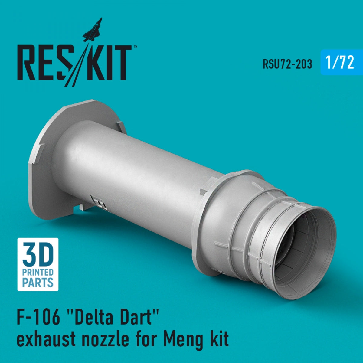 RESKIT RSU72-0203 Buse d'échappement F-106 « DELTA DART » pour maquette MENG (impression 3D) 1/72