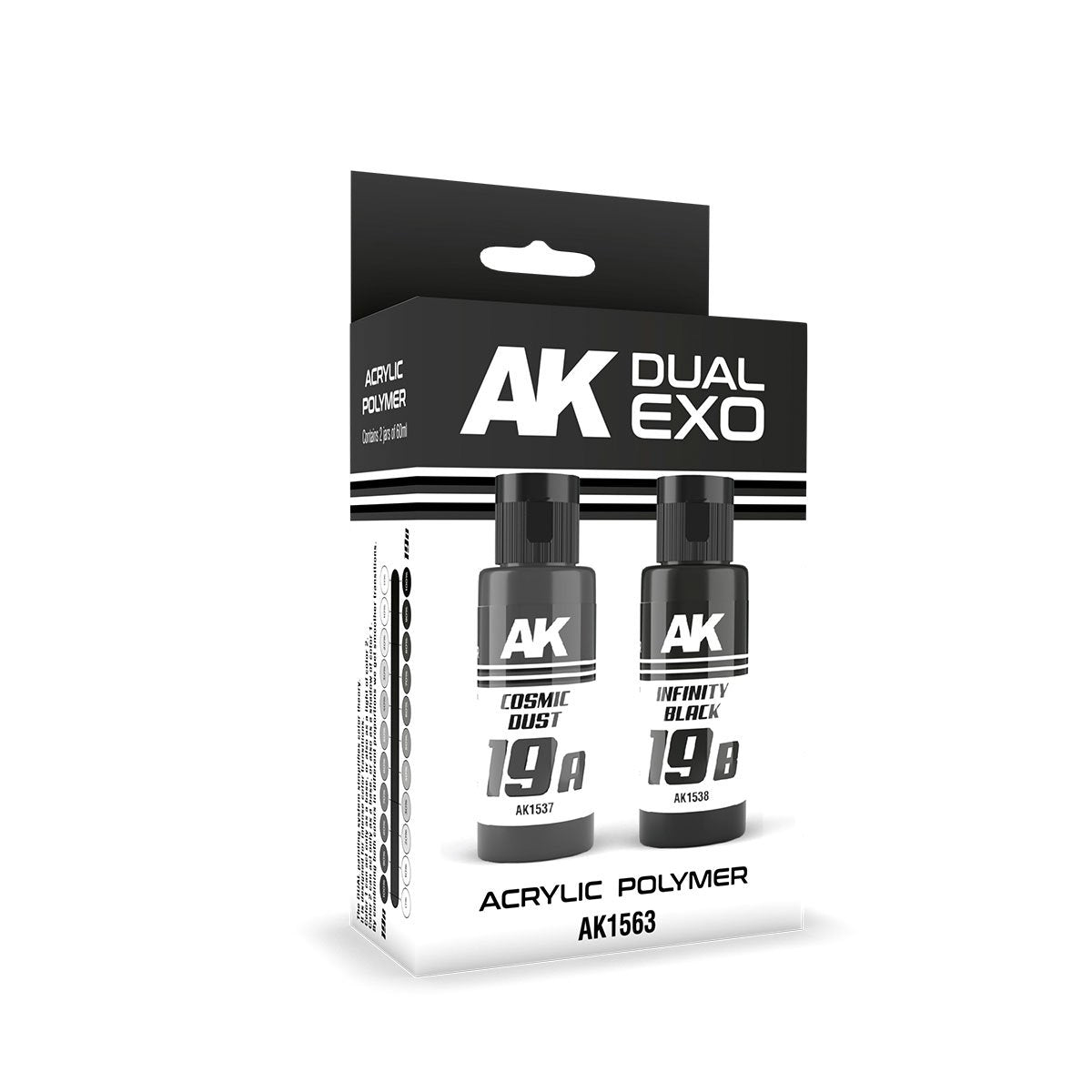 AK Interactive AK1563 DUAL EXO SET 19 – 19A POUSSIÈRE COSMIQUE &amp; 19B NOIR INFINI