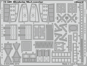 Eduard 72589 Blenheim Mk. And exterior 1/72 AIRFIX
