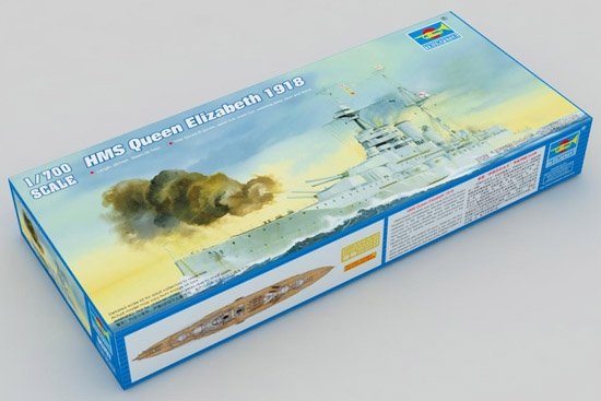 Trumpeter 05797 British battleship HMS Queen Elizabeth (1918) 1/700 – image 2