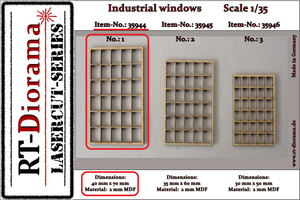 RT-Diorama 35944 Industrial windows No.1 1/35