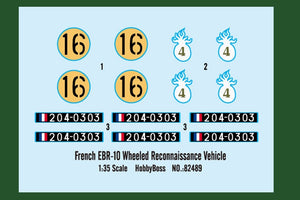 Hobby Boss 82489 EBR-10 French Wheeled Reconnaissance Vehicle 1/35 – image 4