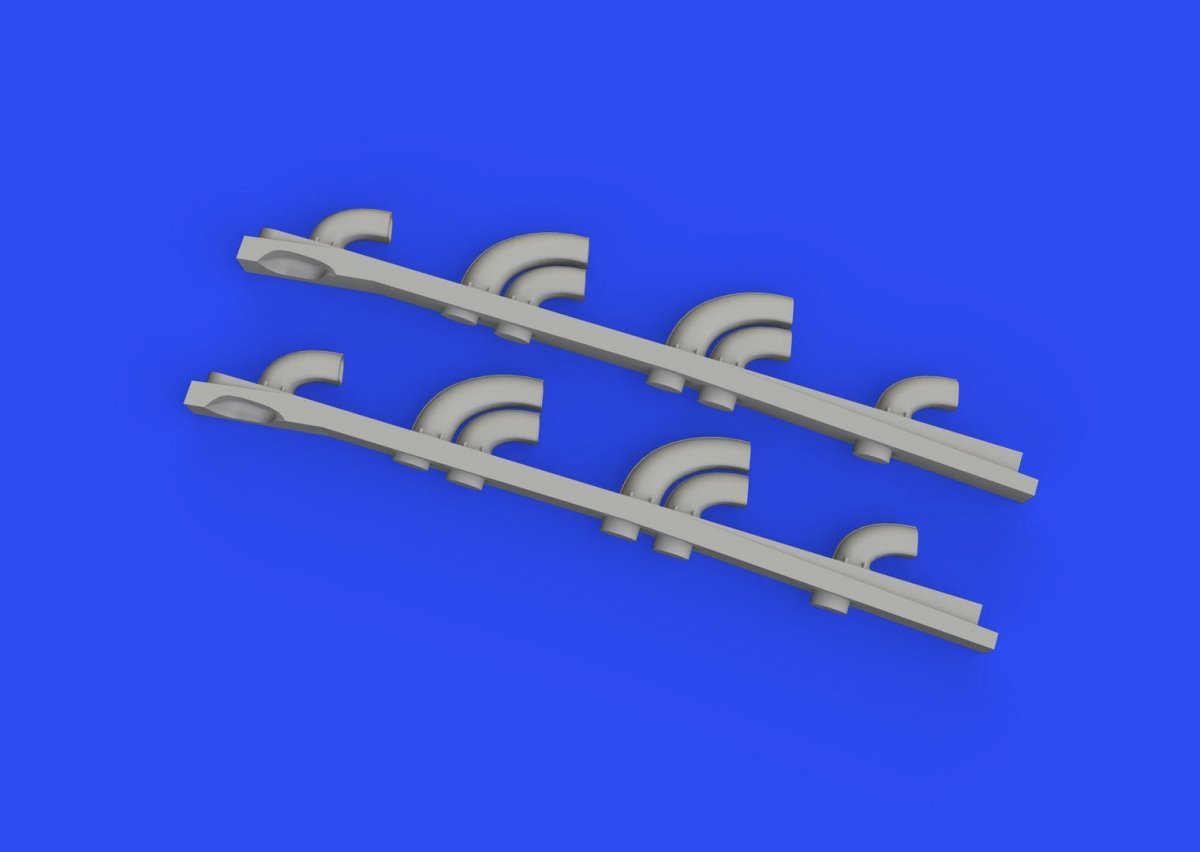 Eduard 632182 Yak-9T exhaust stacks PRINT ICM 1/32 – image 3