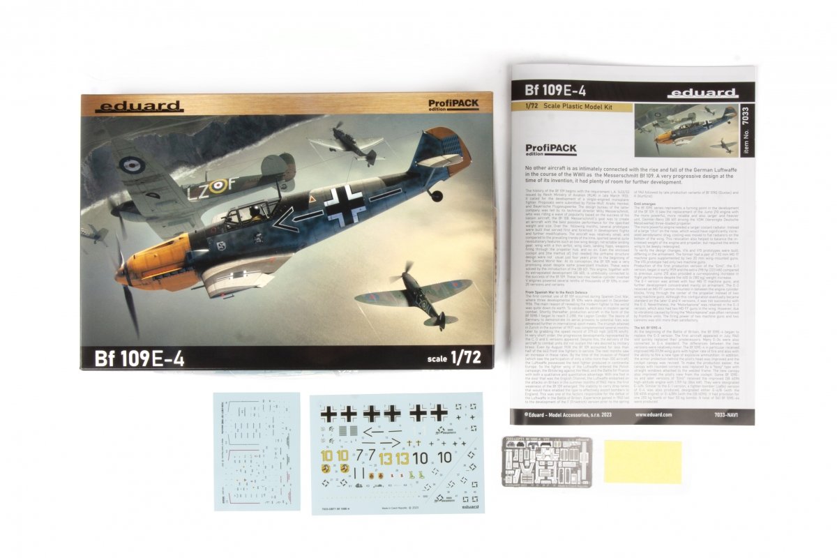 Eduard 7033 Bf 109E-4 ProfiPack edition 1/72 – immagine 2