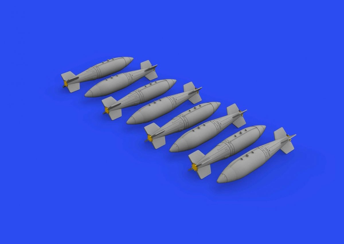 Eduard 672278 British 1000lb retarded bombs w_960 fuse 1/72 – image 2