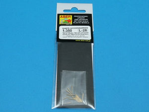 Aber 350L-28 Set of 16 pcs 102 mm QF Mk.XVI barrels for Royal Navy ships (1/350) – immagine 5