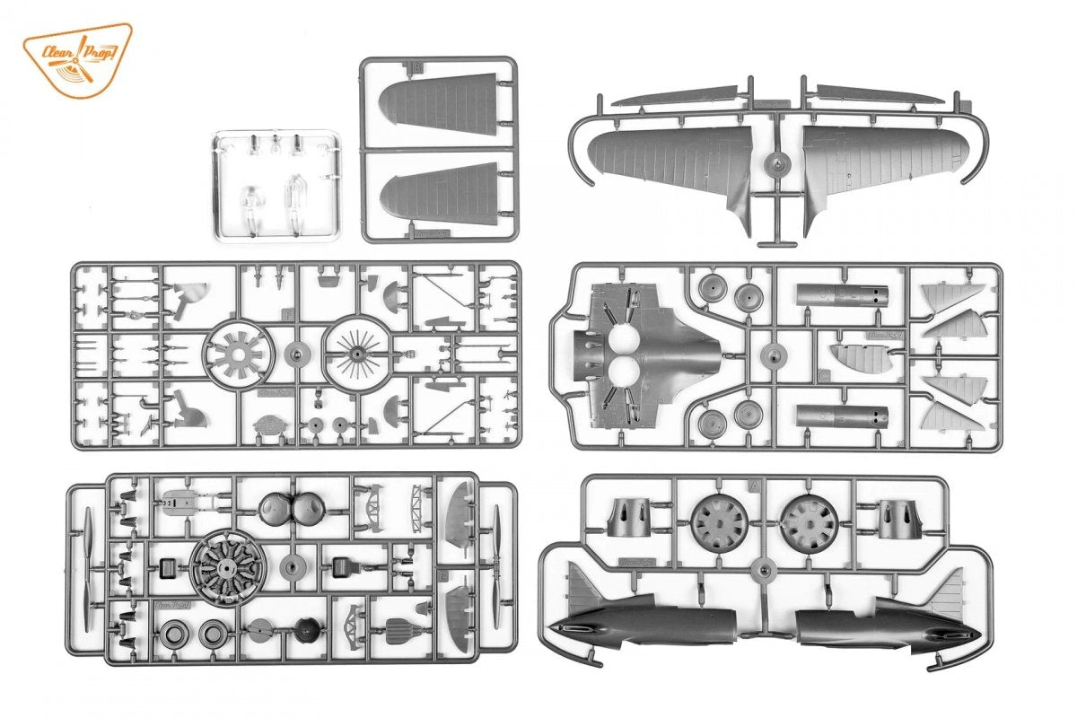 Clear Prop! CP4813 Polikarpov I-16 type 5 - in the sky of China STARTER KIT 1/48 – obrázek 4