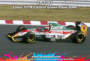Zero Paints ZP-1261 Lotus 107B Castrol Green Paint 60ml – obrázek 2