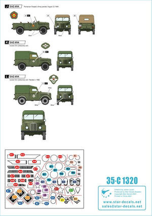 Star Decals 35-C1320 GAZ-69 1/35 – Bild 2