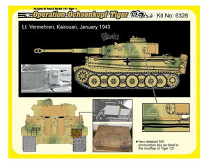 Dragon 6328 WWII German Pz.Kpfw.VI Tiger I Early Production 501 abt Operation Ochsenkopf 1/35 – obrázek 6