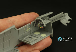Quinta Studio QD32177 Bf 109E3/4 3D-Printed colored Interior on decal paper (Trumpeter) 1/32 – image 8