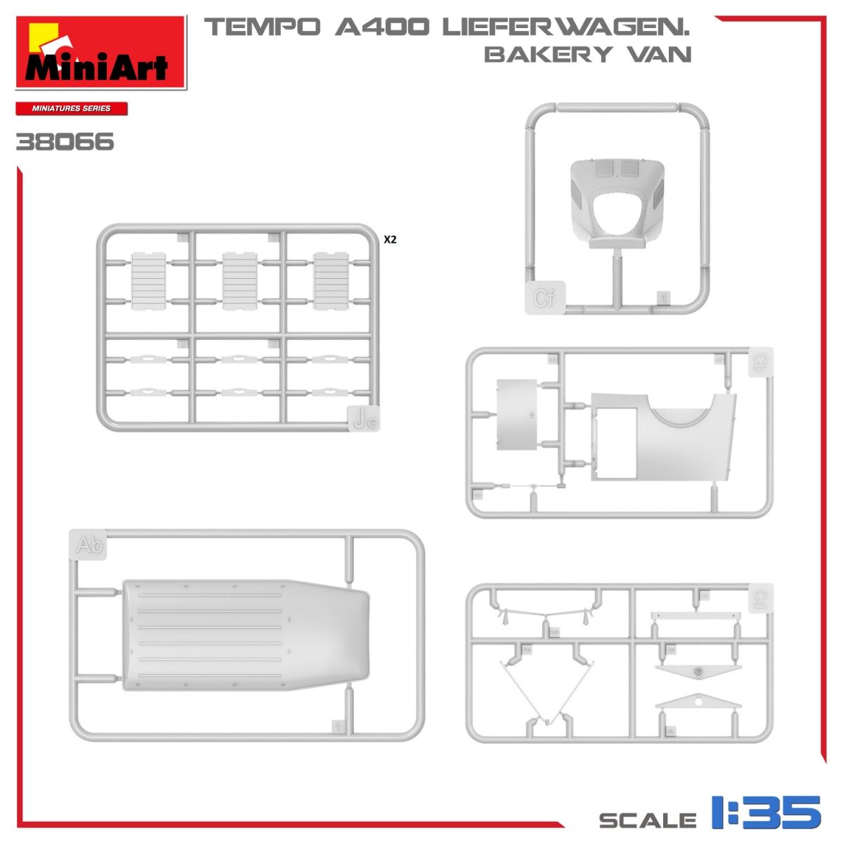 MiniArt 38066 TEMPO A400 LIEFERWAGEN. BAKERY VAN 1/35 – image 11