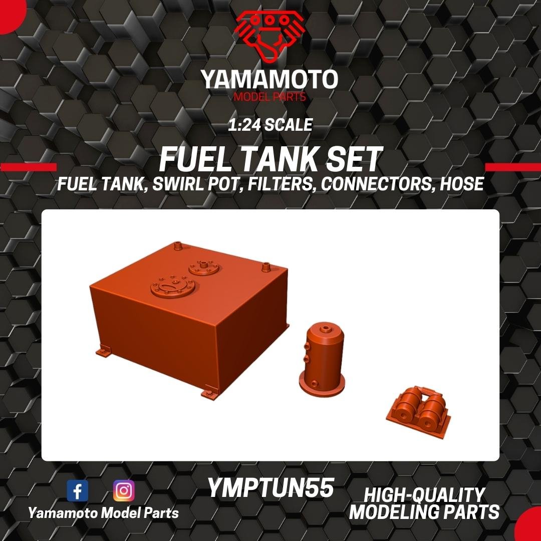 Yamamoto YMPTUN55 Fuel Tank + Swirl 1/24 – image 3