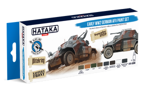 Hataka HTK-BS88 Early WW2 German AFV paint set (8x17ml)