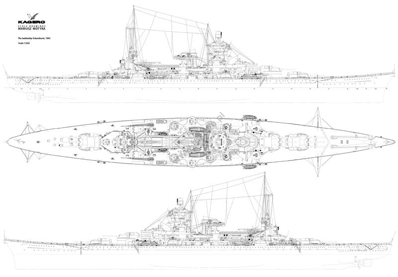 Kagero 16007 The Battleship Scharnhorst EN – Bild 7