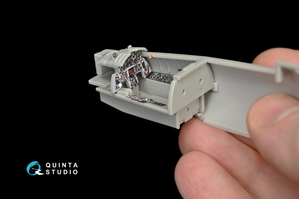 Quinta Studio QD48063 F-104G 3D-Printed &amp;amp; colored Interior on decal paper (for Hasegawa kit) 1/48 – image 3