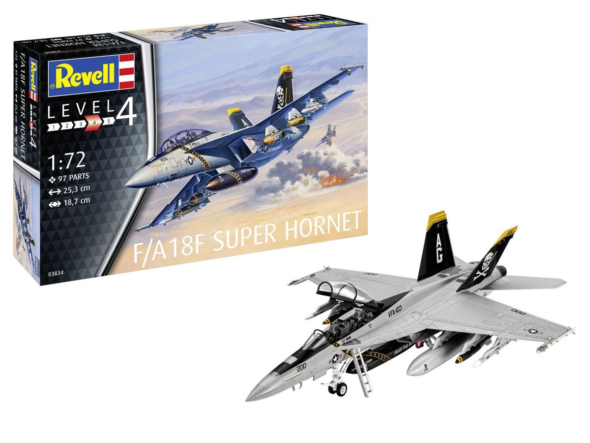 Revell 63834 F/A18F Super Hornet SET 1/72 – imagen 2