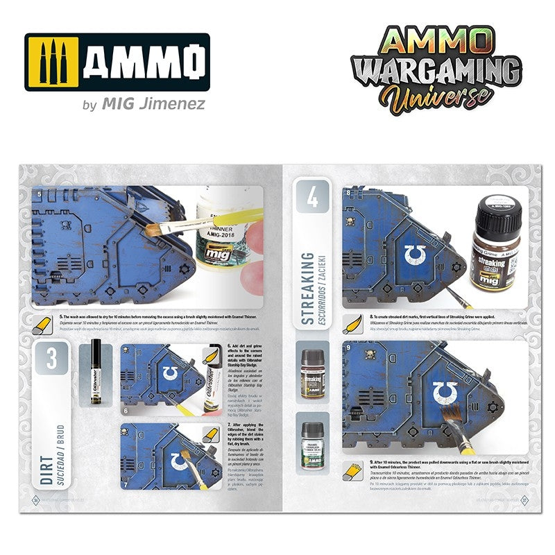 Ammo of Mig 6925 AMMO WARGAMING UNIVERSE Book 06 - Weathering Combat Vehicles (English, Castellano, Polish) – imagen 5