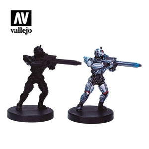 Vallejo 72310 Cyberpunk RED Trauma Team Paint Set 8x17ml – obrázek 3