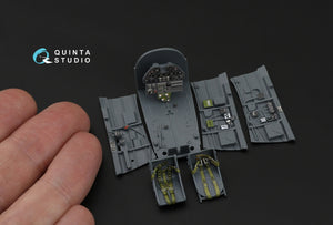 Quinta Studio QD48587 P-40E Warhawk 3D-Printed &amp;amp; colored Interior on decal paper (Eduard) 1/48 – image 10