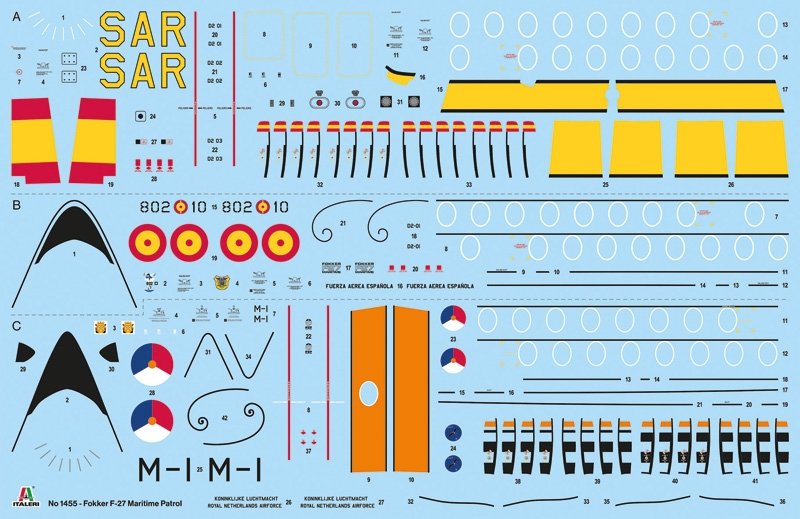 Italeri 1455 Fokker F-27 SAR 1/72 – image 5