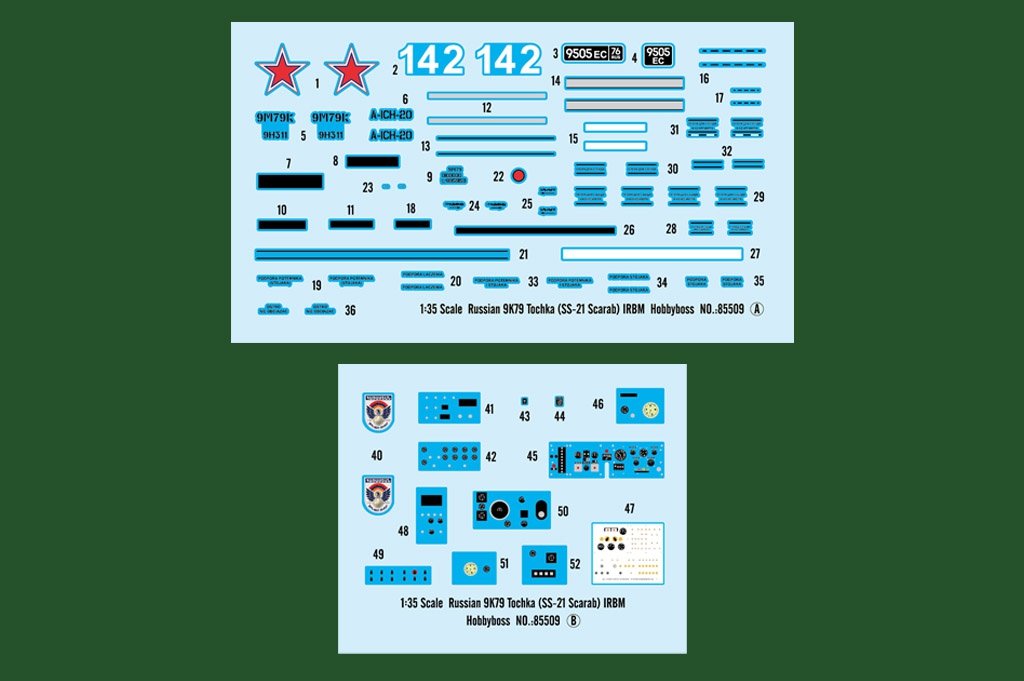 Hobby Boss 85509 Russian 9K79 Tochka (SS-21 Scarab) IRBM 1/35 – immagine 5