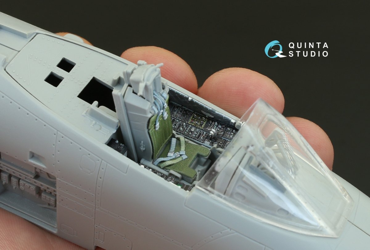 Quinta Studio QD48076 A-10A 3D-Printed &amp;amp; colored Interior on decal paper (for Italeri kit) 1/48 – Bild 2