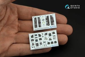 Quinta Studio QDS-48345 F/A-18B 3D-Printed &amp;amp; colored Interior on decal paper (Hasegawa) (Small version) 1/48 – image 3