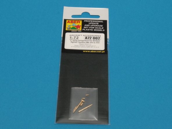 Aber A72 002 C wing armament for British fighter Spitfire Mk.VIII to XVI 1/72 – imagen 8