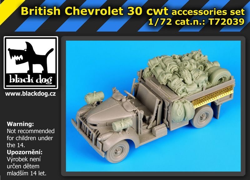 Black Dog T72039 British Chevrolet 30 cwt accessories set for Dragon 1/72 – imagen 5