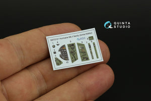 Quinta Studio QD72121 Hurricane Mk.II family 3D-Printed colored Interior on decal paper (Arma Hobby) 1/72 – obrázek 8