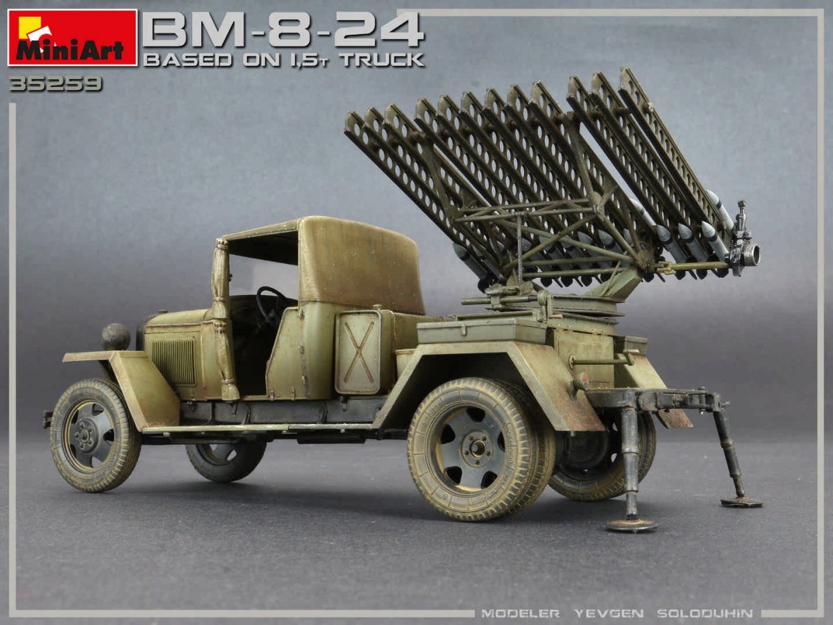 MiniArt 35259 Soviet Rocket Launcher BM-8-24 1/35 – image 6